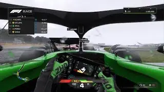 F1 24 Wet & Slippy,racing as ZHOU
