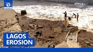 Lagos Coast Erosion Section Of Coastline In Marwa, Lekki, Faces Threat
