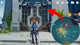 How to get Pyroculus behind a Gate on Island to North of Ochkanatlan | Genshin Impact 5.2