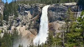 Nevada Falls Yosemite National Park 4K.