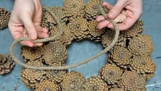 If you take pine cones and rope, and then connect them, what you get....