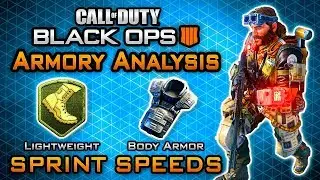Sprint FASTER in BO4! Weapon Speeds, Lightweight, and Body Armor | Black Ops 4 