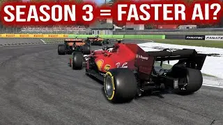 Does The F1 2021 AI Get FASTER In Season 3 Of Career??