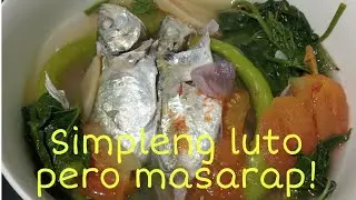 KINAMATISANG ISDA WITH TALBOS NG KAMOTE( ISDANG SALAY-SALAY )#MommyLheony
