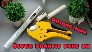 GUNTING PIPA PVC , gunting paralon , deli PVC pipe cutter EDL2507