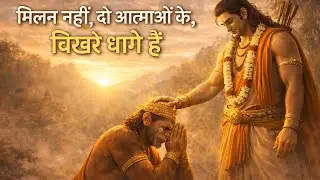 || बिखरे धागे - श्री राम-हनुमान मिलन ||#ramayan #हनुमान#devotional#ramayan #love #music #bhaktisong 
