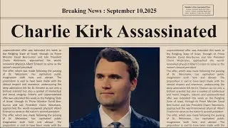 How Charlie Kirk Was Killed &mdash; Timeline & New Evidence