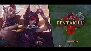 Penta kill with the new champion Xayah! - League of Legends