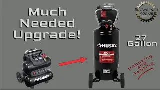 Tool Review / Unboxing - Husky 27 Gallon Air Compressor