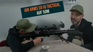 Air Arms S510 Tactical auf dem 50m Schie&szlig;stand