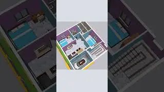 House Plan with Garage #adhunikvastukar #homedesgin #homeplan