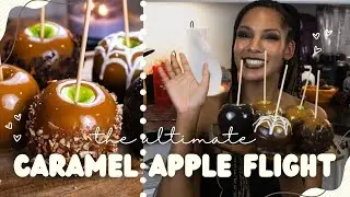 The ULTIMATE Caramel Apple Flight 🍏| Fall Dessert Ideas