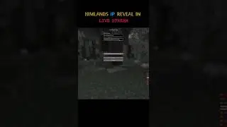 Himlands 𝙄𝙋 reveal in 𝕃𝕀𝕍𝔼 STREAM😂☠️👀! #himlands #minecraft #ezio #dream #yessmartypie #Lezio #IP ##