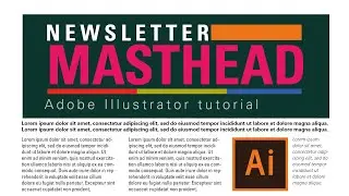 Design a Newsletter Masthead &ndash; Easy Step-by-Step Guide! ✨