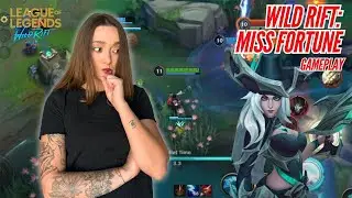 ESTOU APRENDENDO A JOGAR DE MISS FORTUNE!!! (WILD RIFT)