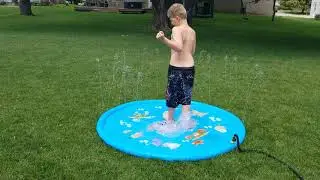 Luchild Splash Pad 68'' Summer Outdoor Water Play Mat