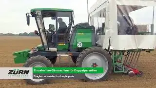 Z&Uuml;RN 570 Tool Carrier and Single-Row Seeder for Double Plots