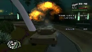 GTA San Andreas, Messing with Cheats 15: The old Tank and Vigilante Riot's