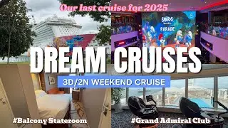 Genting Dream Cruise 3D/2N Weekend Balcony stateroom Christmas goodies and celebrations with Smurfs