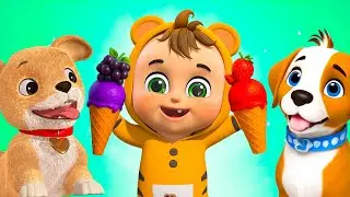 Bingo Song | Dog Eating Ice Cream + More Nursery Rhymes Compilation Nursery Kids Songs Baby Lalaleo