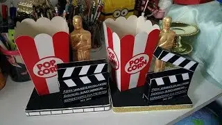 Festa cinema - centros de mesa #PARTE31 #DezembroTodoDia15