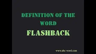 Definition of the word 