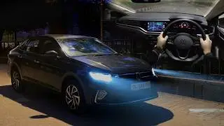 VW Virtus POV Winter Morning Drive Delhi