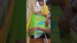 Pure Silk Paithani Saree Making #paithani #traditional #handloom #saree #making