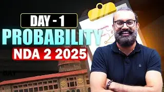 Probability in 2 Shots | Nda Mathematics 2025  | Part - 1| Live Class with Anuj Sir