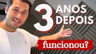 Espuma acústica Fácil e Rápido - 3 anos depois!