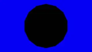 Black Tetradecagon Blue Background Scale Down