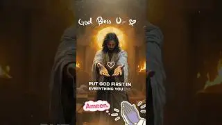 PUT GOD  FIRST IN EVERYTHING YOU DO.🙏🫶 #love  #shorts #shortvideo #shortsfeed #short