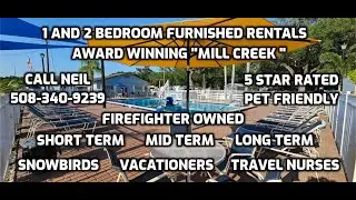 1 AND 2 BEDROOM FURNISHED RESORT RENTAL HOMES IN AWARD WINNING MILL CREEK RESORT KISSIMMEE FLORIDA