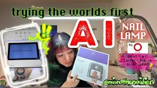 AI for nails?? full *honest* review of ONAIL AI nail lamp ʕ&bull;ᴥ&bull;ʔ★