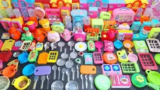 Oddly Satisfying I Unpacking kitchen set AND mini kitchen Steel accessories , ASMR sounds