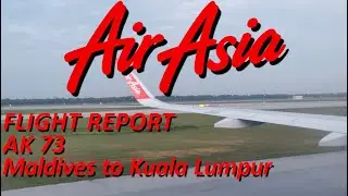 ✈️AirAsia flight AK73✈️Male to Kuala Lumpur✈️