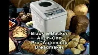 Black & Decker All-In-One Pro Automatic Breadmaker Instructional Video (2000) [VHS]
