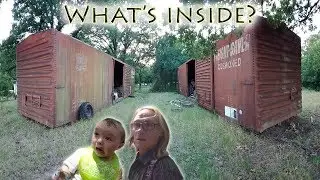 Exploring 30's-era Abandoned Boxcars in North Texas With Toddler Leoti