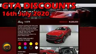 GTA Online Best Vehicle Discounts (16th July 2020) - GTA 5 Weekly Car Sales Guide №47