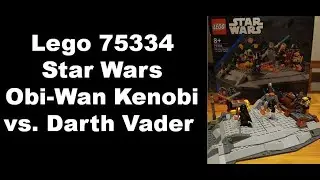 Lego 75334 Star Wars - Obi-Wan Kenobi vs. Darth Vader - super sch&ouml;ne Minifiguren, tolle funktionen