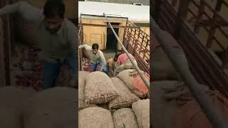 Rajasthan Kisan special Train me pyaj ke bori #shorts#youtubeshorts#kisan#special#train#rajasthan