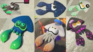 Splatoon 2 : Every Squid and Octopus Re-textures i made so far
