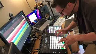 Orchestral Improv in Db minor using an Ableton Push 2
