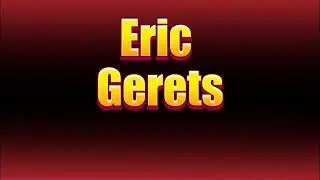 How to pronounce Eric Gerets?(SORT OF CORRRECTLY...)
