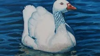 Paint a Goose with Five Oil Colors Step by Step Art Instruction