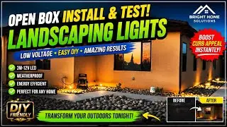 Landscaping Light LED Low Voltage | Open Box Installation | Test 