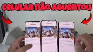 TESTE PESADO DE ESTRESSE NO POCO X7 PRO VS POCO F7 VS POCO F7 PRO ! TEM CELULAR QUE N&Atilde;O AGUENTOU