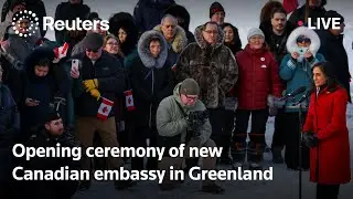 LIVE: Opening ceremony of new Canadian embassy in Greenland