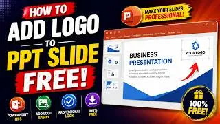 How to add logo to PPT Slides | Delete Logo from PPT Slides | Insert logo to PPT slides | TechEasy
