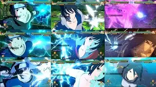 All Uchiha Sasuke chidori ultimate jutsus evolution Naruto Storm Connections 